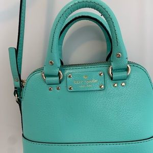 small teal kate spade purse (authentic)